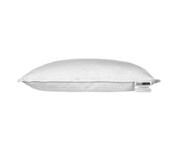 HOMESCAPES Luxury Hotel Down Surround Pillow Very Soft White Duck Down Surface with a Firm Feather Core Washable at Home- Anti Dust Mite and Anti Allergen