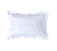 (Standard - 48 x 74 cm, White) Egyptian Cotton Oxford Pillowcase 1000 Thread Count