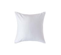 Homescapes White Organic Cotton Continental Pillowcase 400 Tc, 40 X 40 Cm