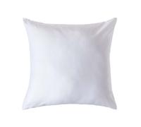 Homescapes White Organic Cotton Continental Pillowcase 400 Tc, 80 X 80 Cm