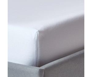 Homescapes White Organic Cotton Deep Fitted Sheet 18 Inch 400 Thread Count, Super King
