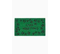 HOMESCAPES - Door Mat - Wipe your Paws - 40 x 70 cm - 100% Natural Coir - Indoor and Outdoor Doormat - Perfect for Homes with Dogs or Cats