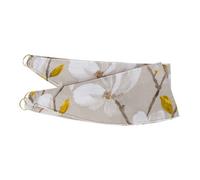 Homescapes Yellow Anita Floral Tie Back Pair