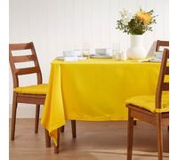 Homescapes Yellow Tablecloth 137 X 178 Cm