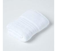 HOMESCAPES Luxury White Soft 100% Supima Cotton Hand Towel Zero Twist Super Absorbent & Fluffy 550 GSM Thick Plain White Guest Towel