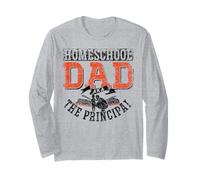 Homeschool Dad Aka The Principal Homeschooling Father Daddy Long Sleeve T-Shirt