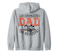 Homeschool Dad Aka The Principal Homeschooling Father Daddy Zip Hoodie