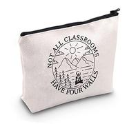 Homeschool Kind of Mama Cosmetic Bag Not All Classrooms Have Four Walls Makeup Bag Forest Teacher Gift (All Classrooms EU)