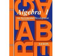 Homeschool Kit 1998: Third Edition (Saxon Algebra 1)