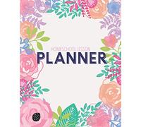 Homeschool Lesson Planner: Undated Organizer for Distance Learning Home School Parents & Tutors