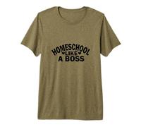 Homeschool Like A Boss - Homeschooling Parent - Teacher Premium T-Shirt