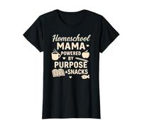 Homeschool Mama Powered By Purpose Christian mom T-Shirt