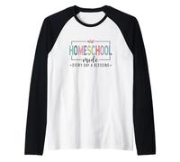 Homeschool Mode - Every Day A Blessing Raglan Baseball Tee