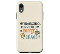 Homeschool Mom Coffee Chaos Teaching Learning Teaching Mama Case for iPhone XR