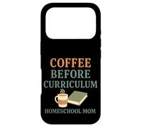 Homeschool Mom Coffee Lover Curriculum Chaos Coordinator Case for iPhone 17 Pro