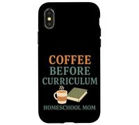 Homeschool Mom Coffee Lover Curriculum Chaos Coordinator Case for iPhone X/XS
