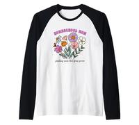 Homeschool Mom Planting Seeds That Grow Forever Raglan Baseball Tee