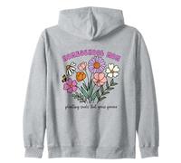 Homeschool Mom Planting Seeds That Grow Forever Zip Hoodie