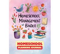 Homeschool Planner 2026: Monthly and Weekly Lesson Plan Book, Student Progress Record & Expense Tracker, Academic Year Organizer for Parents and Teachers, 8.5 x 11 Large Print