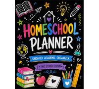 Homeschool Planner for Two Students: 12-Month Learning Companion Featuring Lesson Coordination, Attendance Records, Reading Journals, Field Trip Documentation, Goal Setting, and Progress Evaluation