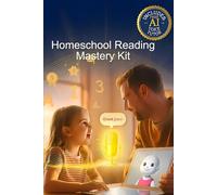Homeschool Reading Mastery Kit: Homeschool Journal for Mom. Complete Phonics Workbook with FREE AI Tutor That Speaks & Listens-CVC Words, Sight Words, Fluency, Comprehension