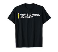 Homeschool Uniform Funny Homeschooling Back to School Kids T-Shirt