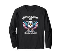 Homeschooling Christian Mom Raising Eagles Long Sleeve T-Shirt