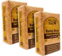 Homesecret 6kg Pack of 3 Premium Barley Straw Pet Bedding (2kg Each) | Soft Pillow Wad for Rabbits, Tortoises & Small Pets | Natural, Eco-Friendly and Cosy Bedding for Everyday Pet Comfort.
