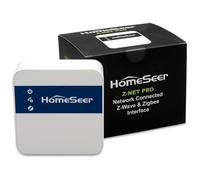 HomeSeer Network-Connected Z-Wave & Zigbee Interface (Z-NET PRO), Ethernet & WiFi, 800 Series Long Range Z-Wave, Zigbee 3.0 Technologies, Compatible with HomeSeer, Home Assistant, openHAB
