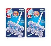 HOMESHOPA 2 Pack Speed Toilet Deodorizer Ocean, Toilet Rim Blocks, Washroom Freshner, Long-Lasting Fragrance, Powerful Hygiene Action