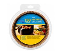 HOMESHOPA Air Fryer Paper Liners, 20cm Round 150 Pack Disposable Non-Stick Parchment Paper, Compatible with Ninja, Tefal and More, Food Grade Baking Sheet, Easy Cleanup Baker's Choice