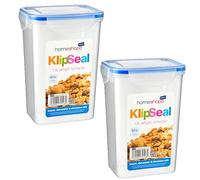 HOMESHOPA Airtight Food Storage Container Set, 2 Pack Kitchen & Pantry Organization, BPA-Free, Plastic Canisters with Durable Lids for Rice Cereal Oats Flour Sugar