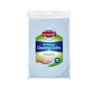 HOMESHOPA All-Purpose Cleaning Cloths For Home and Kitchen, Pack of 40 Premium Quality, 33 x 30 cm LintFree Cloth, Ideal Cleaning For Wet & Dry