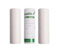 HOMESHOPA Bamboo Kitchen Roll, 3 x 20 Sheets Reusable, Sustainable Alternative Paper Towels, Super Absorbent Multi-Purpose Cleaning Cloths, 27.5 x 31.5cm