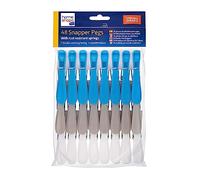 Homeshopa Clothes Pegs, 48 Pieces Clothes Pegs for Washing Line, Durable Plastic & Rust Resistant Spring Clothes Peg, Non Slip Laundry Washing Pegs, Clothes Clips for Home, Multi Colour (48)