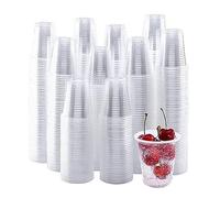HOMESHOPA Disposable Cups Pack of 3000-Clear, Food Grade Disposable Plastic Glasses for Parties, Events, Travel, Barbeque, Christmas, Plastic Cups for Soft Drinks, Water Dispenser, Beer-6 oz 180 cc