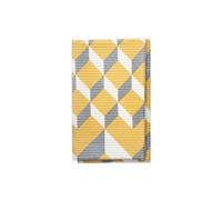 HOMESHOPA Eco Dish Drying Mat, 2 Pack Yellow Highly Absorbent Kitchen Towel, Anti-Bacterial Countertop Drying Mat Tabletop, Quick Drying, Cutlery Drainer for Sink Rack Pad Soft Wiping Rag