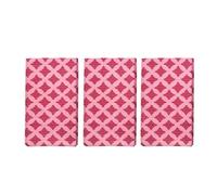HOMESHOPA Eco Dish Drying Mat, 6 Pack Pink Highly Absorbent Kitchen Towel, Anti-Bacterial Countertop Drying Mat Tabletop, Quick Drying, Cutlery Drainer for Sink Rack Pad Soft Wiping Rag