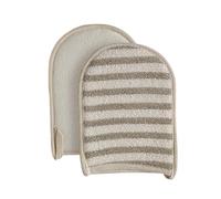 HOMESHOPA Exfoliating Bath Mitt, Beige/Brown Body Scrubber for Men Women, Removing Dirt and Dead Skin, Massage & Bathing Shower Spa Scrub, Washable Natural Sisal Bath Loofah Glove