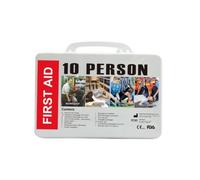 HOMESHOPA First Aid Kit, Medical Emergency 10 Person Survival Kit, Safety Essentials, Travel First-Aid Bag, Perfect for Car, Hiking, Camping, Cycling, Home, Workplace, Vehicle