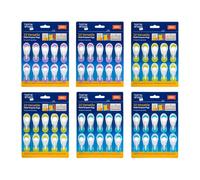 HOMESHOPA Premium Soft Grip Clothes Pegs (60 Pack) - Blue, Green or Purple - Modern Style - UV Stable Polymer & Rubber Material, Versatile Multi-Purpose Premium Pegs