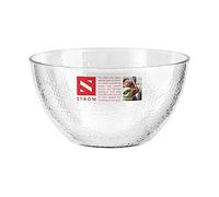 HOMESHOPA Serving Bowls, 1 Pack 30 oz Clear Plastic Mixing Bowls, Reusable Lightweight Durable Popcorn Salad Bowls, Round Multi-Use Kitchen Cooking Bowl Set for Party, Picnic, Outdoor Dining