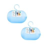 HOMESHOPA Shower Caddy, 2 Pack Blue Plastic Hanging Basket Organiser for Kitchen & Bathroom, No Drilling, Easy Removable With Hanging Clip, Wall Toiletry Washroom Shelf