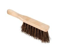 HOMESHOPA Stiff Bassine Hand Brush, 10.5 inch Heavy Duty Wooden Handle with Stiff Bristle, Versatile Cleaning Sweeping Bursh for Indoor, Outdoor