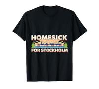 Homesick for Stockholm Cityscape T-Shirt
