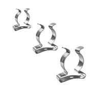 Homesmart 10 Pack 32mm Tool Spring Terry Clips, Wall Mounted Easy Fitting Heavy Duty For Garages, Sheds