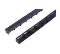 Homesmart 10 X 1M Over Fascia Vents Durable Easy Installation For Roof Eaves 25mm Airflow, Black