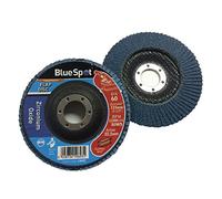 Homesmart 2 Pack 115mm Flap Disc 60 Grit for Angle Grinders Durable Zirconium Oxide Ideal for Grinding, Polishing, and Surface Preparation on Metal, Wood, and More Perfect Tool for DIY Projects