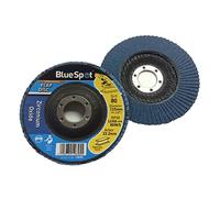 Homesmart 2 Pack 115mm Flap Disc 80 Grit for Angle Grinders Durable Zirconium Oxide Ideal for Grinding, Polishing, and Surface Preparation on Metal, Wood, and More Perfect Tool for DIY Projects