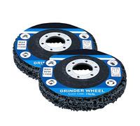 Homesmart 2 Packs Paint & Rust Remover for Angle Grinders 100mm x 22.2mm Abrasive Wheel, Durable Nylon Disc for Grinding & Polishing Metal, Wood, Plastic, Ideal for Surface Prep Projects